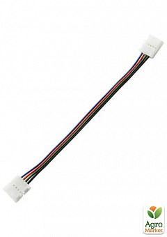 Соединитель 2 зажима по 4pin 10mm провода 15см  для RGB ленты Lemanso / LMA9402 (936071)2