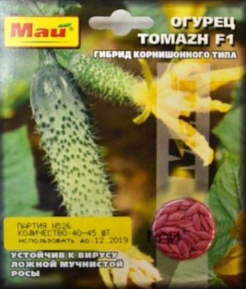 Огурец "Tomazh F1" ТМ "Май" 40-45шт