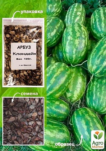 Арбуз "Клондайк" ТМ "Весна" 100г